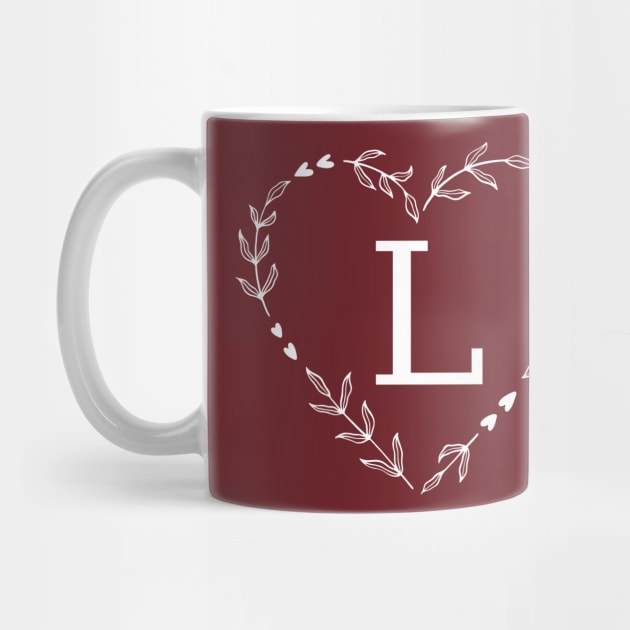 Letter L Flower Monogram by Stephen